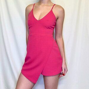 Pink Misguided romper